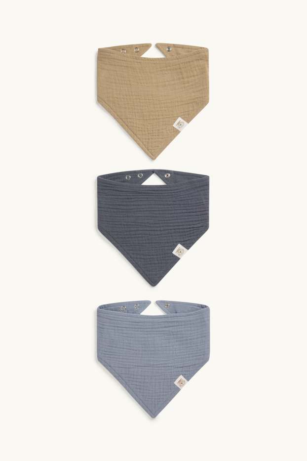 Unisex - Multipack 3 buc. - tigru - eșarfă triunghiulară bebeluși - maro deschis