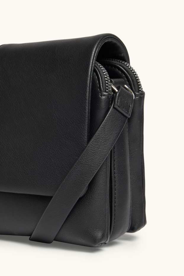 Femmes - Sac à bandoulière - synthétique - noir