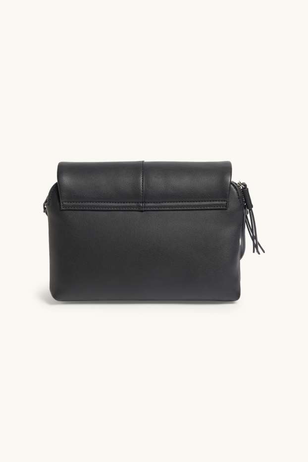 Women - Crossbody bag - faux leather - black