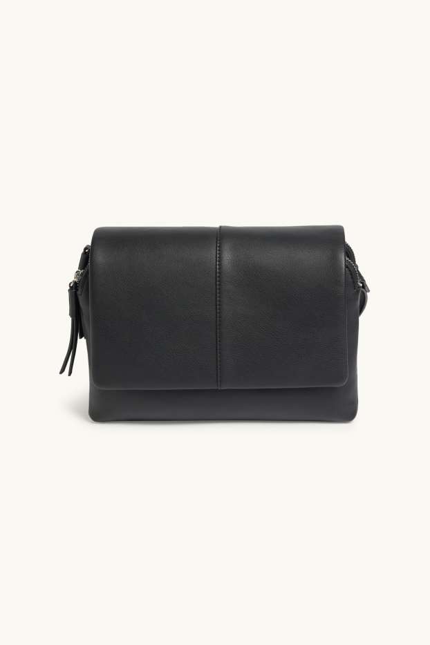 Women - Crossbody bag - faux leather - black