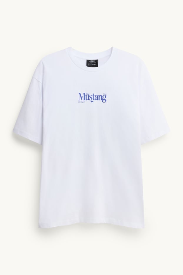 Bărbați - Tricou - relaxed fit - Ford Mustang - alb