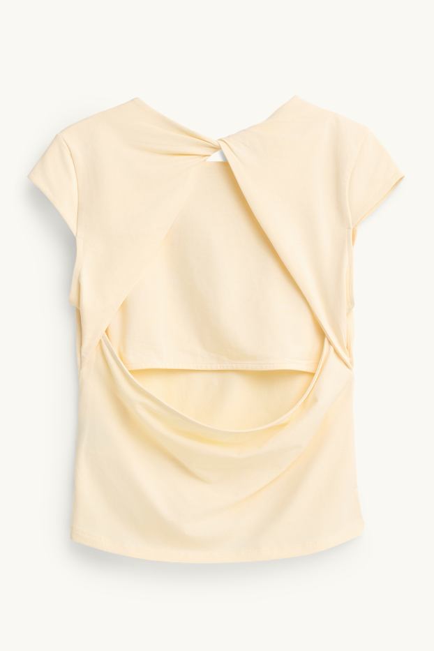 Damen - T-Shirt - Slim Fit - orange