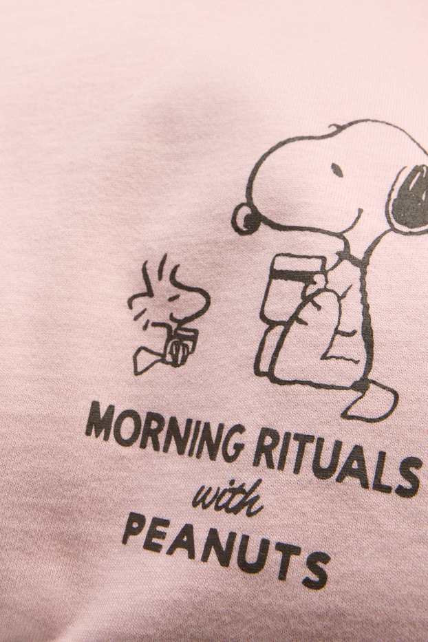 Donna - T-shirt - oversize - Peanuts - rosa