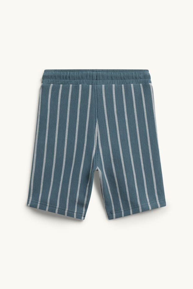 Nen - Bermudes - de ratlles - texturades - gris