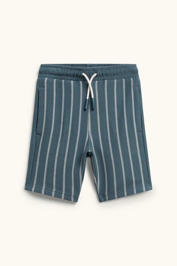 Nen - Bermudes - de ratlles - texturades - gris