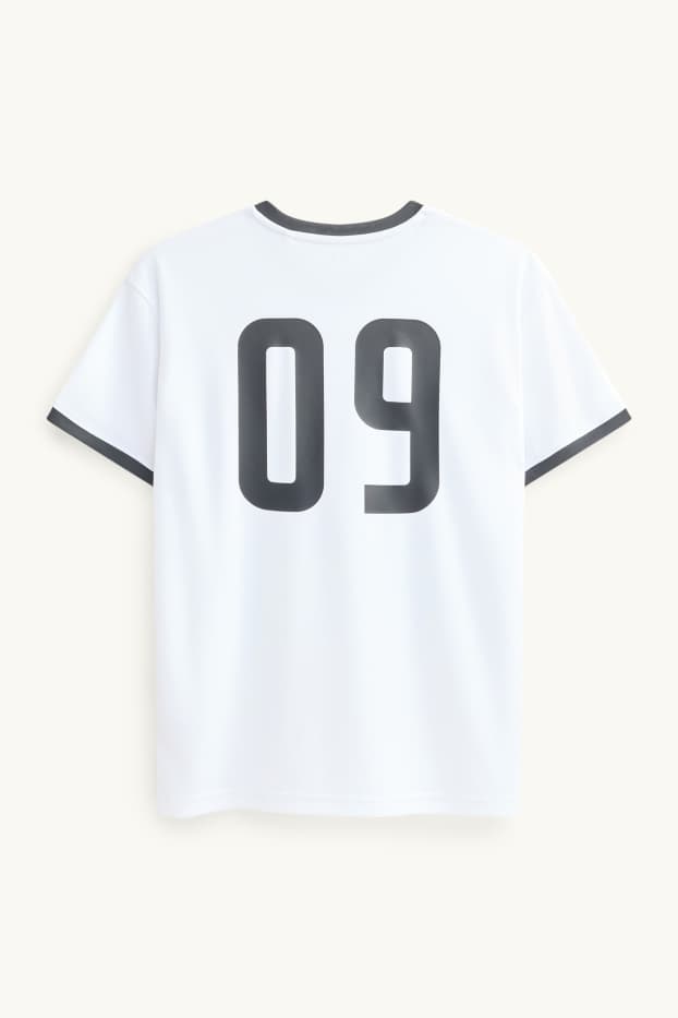 Kinder Jungen - Deutschland - Kurzarmshirt - weiss