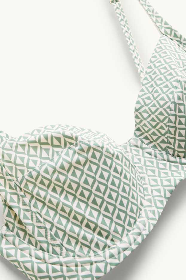 Donna - Reggiseno bikini con ferretti - LYCRA® XTRA LIFE™ - verde chiaro