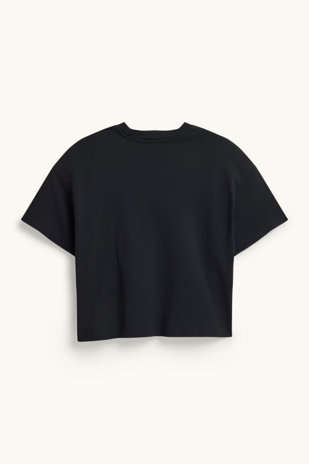 Dames - Sweatshirt - oversized - zwart