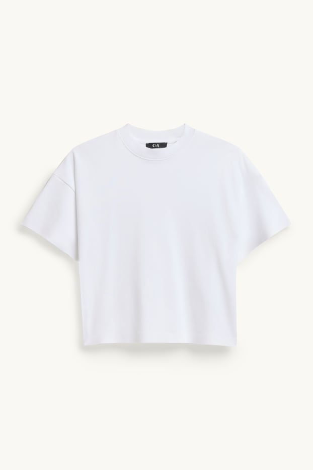 Dames - Sweatshirt - oversized - wit