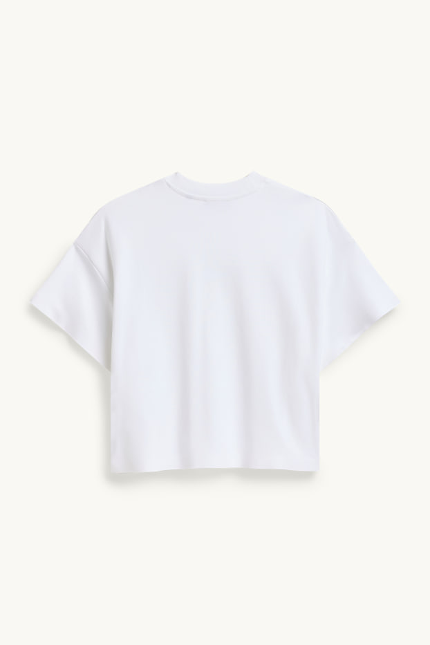 Dames - Sweatshirt - oversized - wit