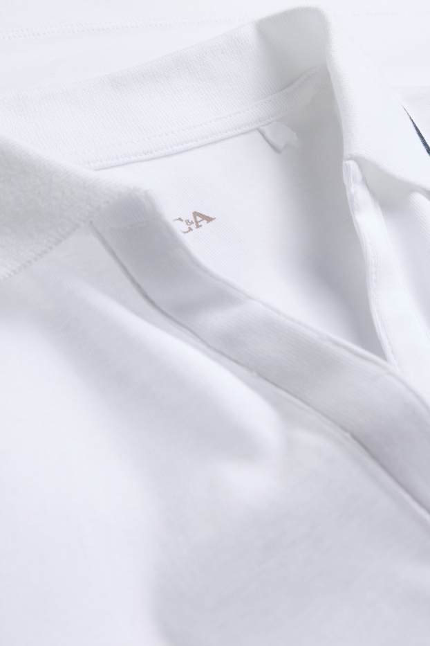 Damen - Poloshirt - Regular Fit - weiß