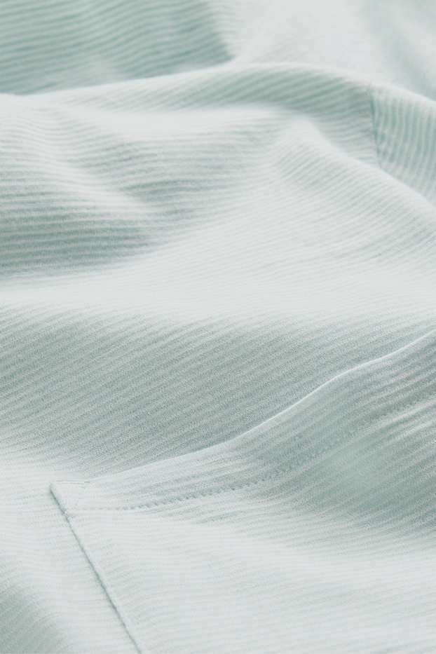 Home - Samarreta de màniga curta - regular fit - de ratlles - verd