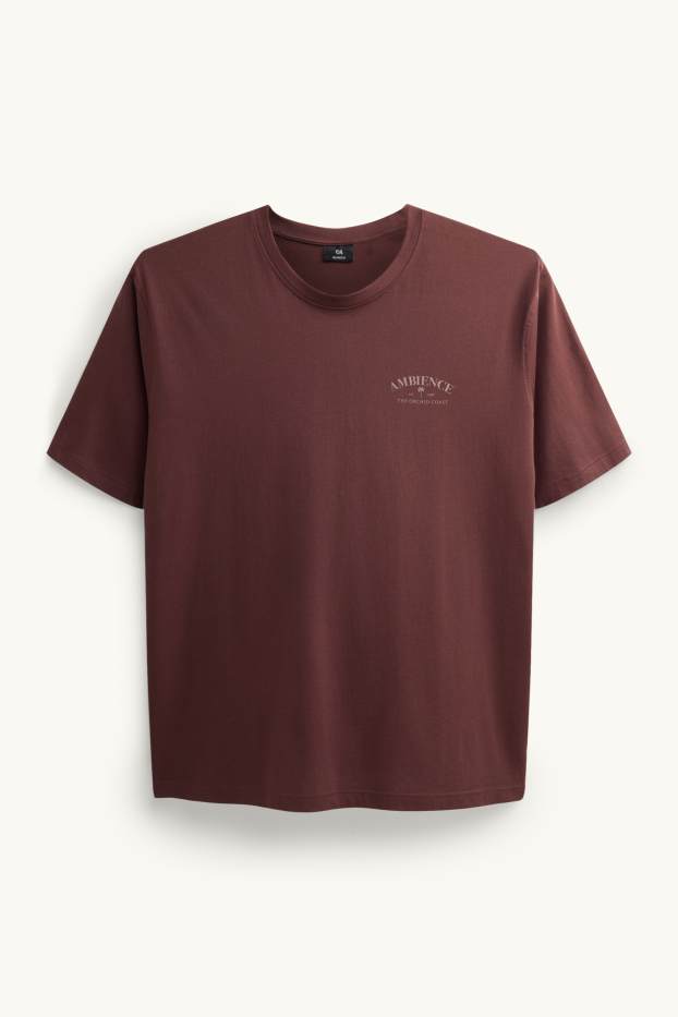 Unisex - T-Shirt - Relaxed Fit - braun