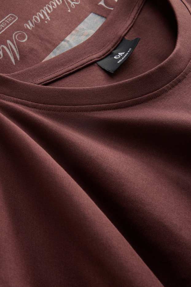 Unisex - T-Shirt - Relaxed Fit - braun