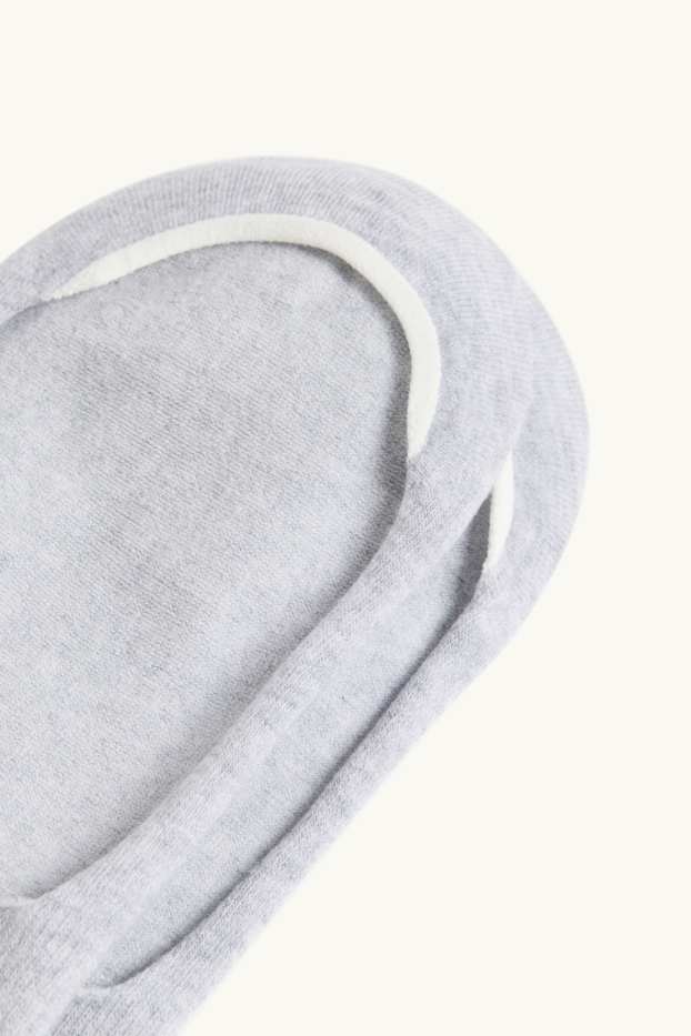 Damen - Multipack 3er - Füßlinge - grau