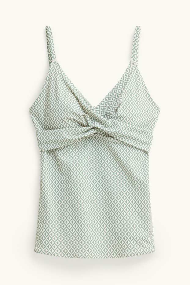 Donna - Canotta tankini - imbottita - LYCRA® XTRA LIFE™ - verde chiaro