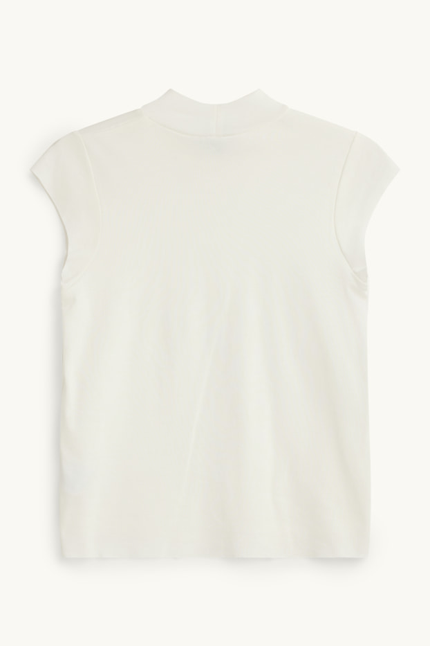 Dames - T-shirt - slim fit - wit