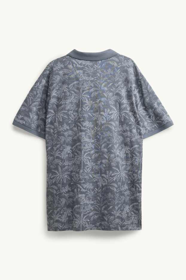 Herren - Poloshirt - Regular Fit - grau