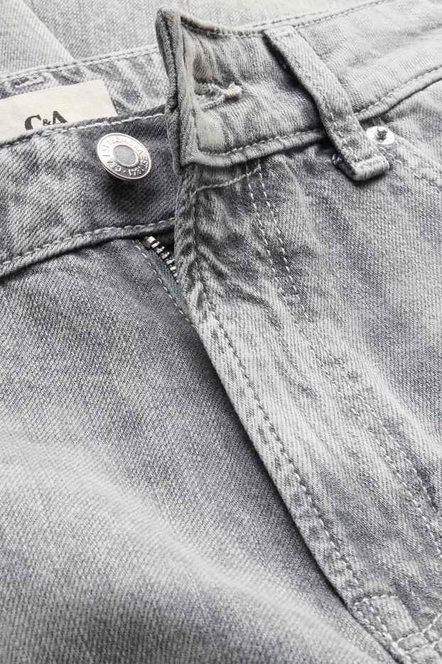 Femmes - Baggy jean - mid waist - jean gris clair