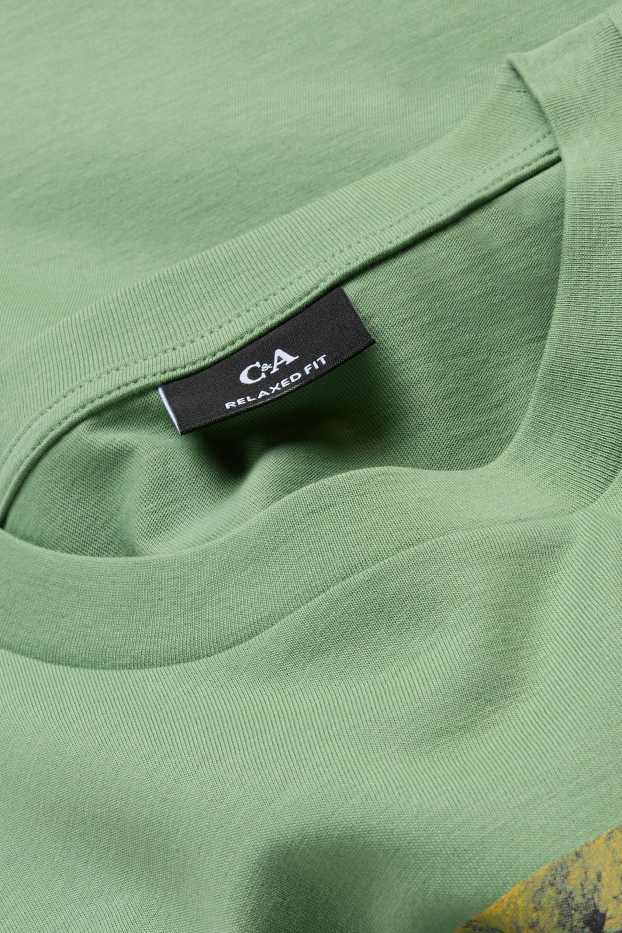 Herren - T-Shirt - Relaxed Fit - grün