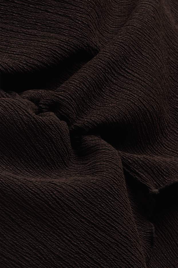 Damen - T-Shirt  - Regular Fit - dunkelbraun