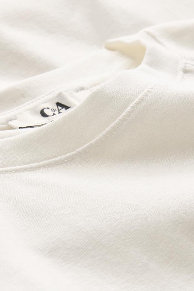 Damen - T-Shirt - Slim Fit - weiß