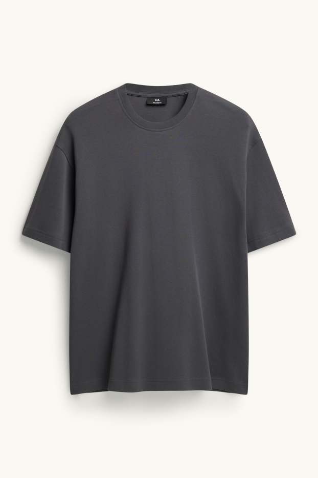 Herren - T-Shirt - Relaxed Fit - schwarz