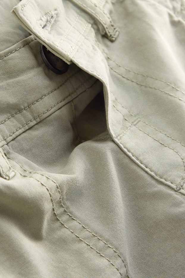 Kinder Buben - Jeans-Bermudas - khaki