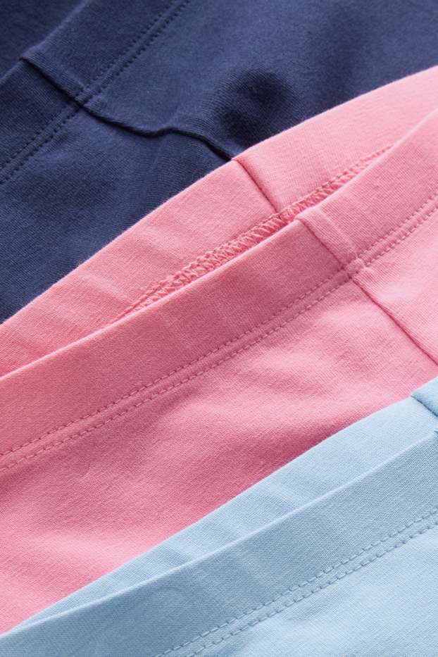 Kinder Mädchen - Multipack 3er - Capri-Leggings - blau