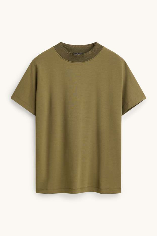Damen - T-Shirt - Regular Fit - khaki