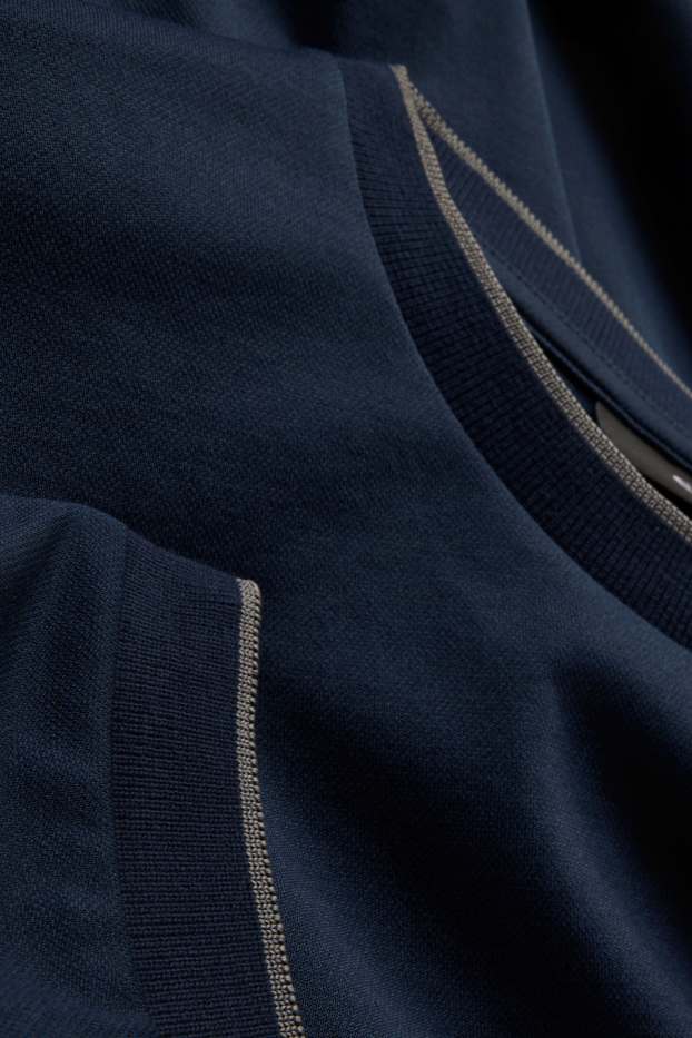 Herren - T-Shirt - Regular Fit - dunkelblau