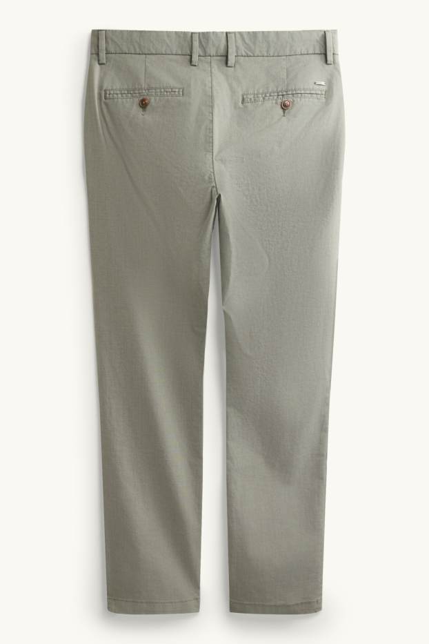 Heren - Chino - slim fit - groen