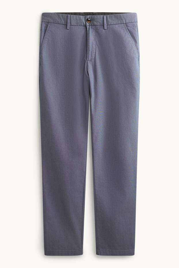 Heren - Chino - slim fit - donkerblauw