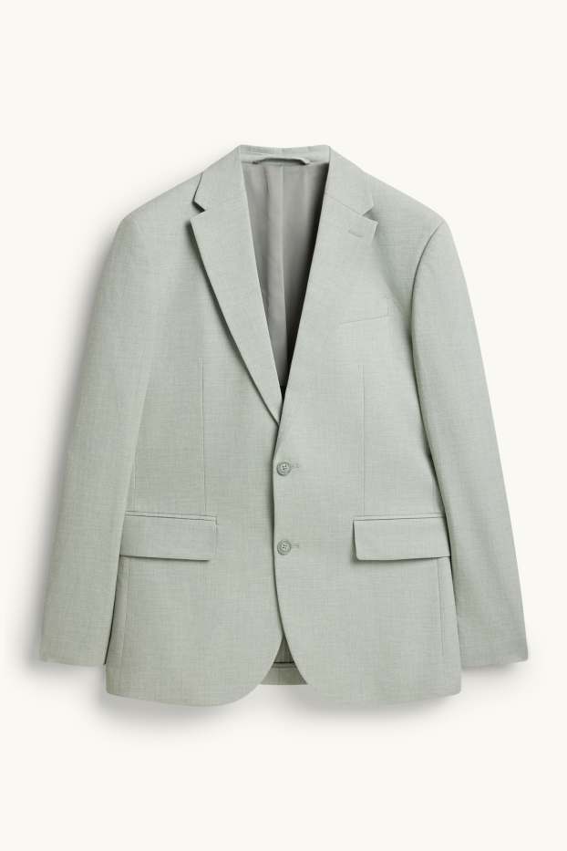 Herren - Baukasten-Sakko - Regular Fit - Leinen-Mix - hellgrün
