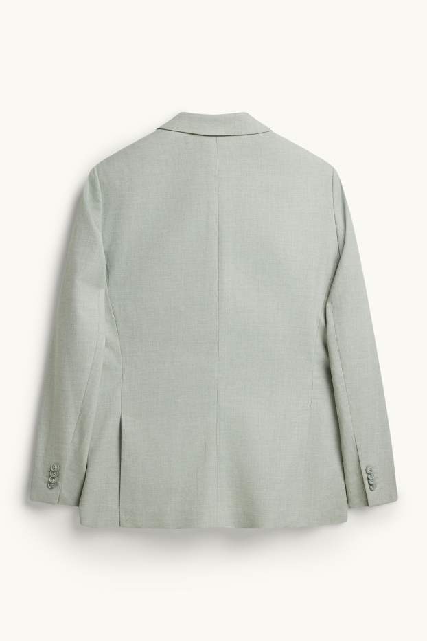 Herren - Baukasten-Sakko - Regular Fit - Leinen-Mix - hellgrün