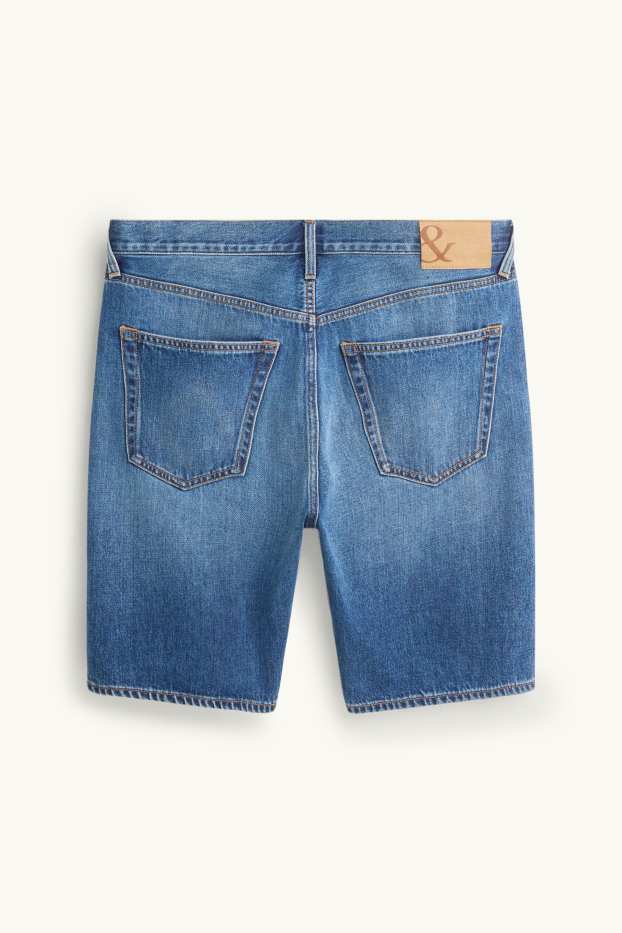 Hombre - Pantalón corto vaquero - vaqueros - azul