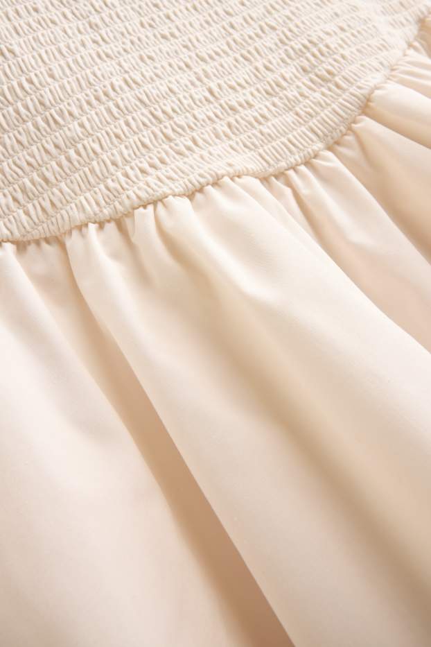 Mujer - Vestido - crema