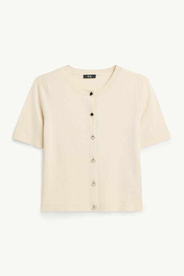 Women - Cardigan - cremewhite