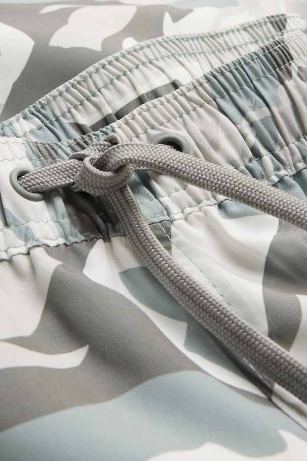 Hombre - Bañador - estampado - verde