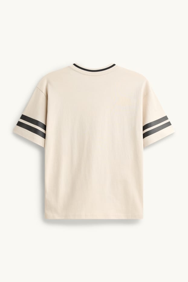 Kinderen: jongens - New York - T-shirt - beige