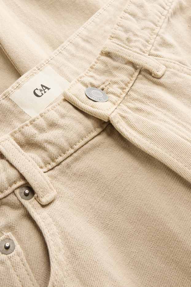 Home - Relaxed Jeans - mescla de lli - beix