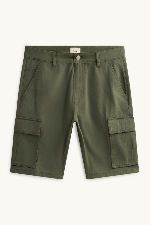Herren - Cargo-Shorts - khaki