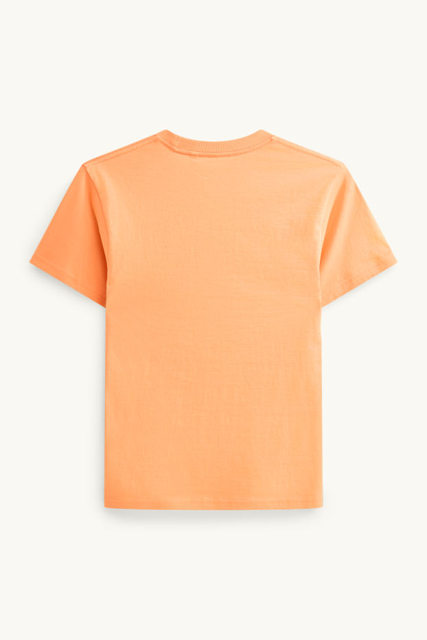 Děti - chlapci - Skater - tričko s krátkým rukávem - oranžová