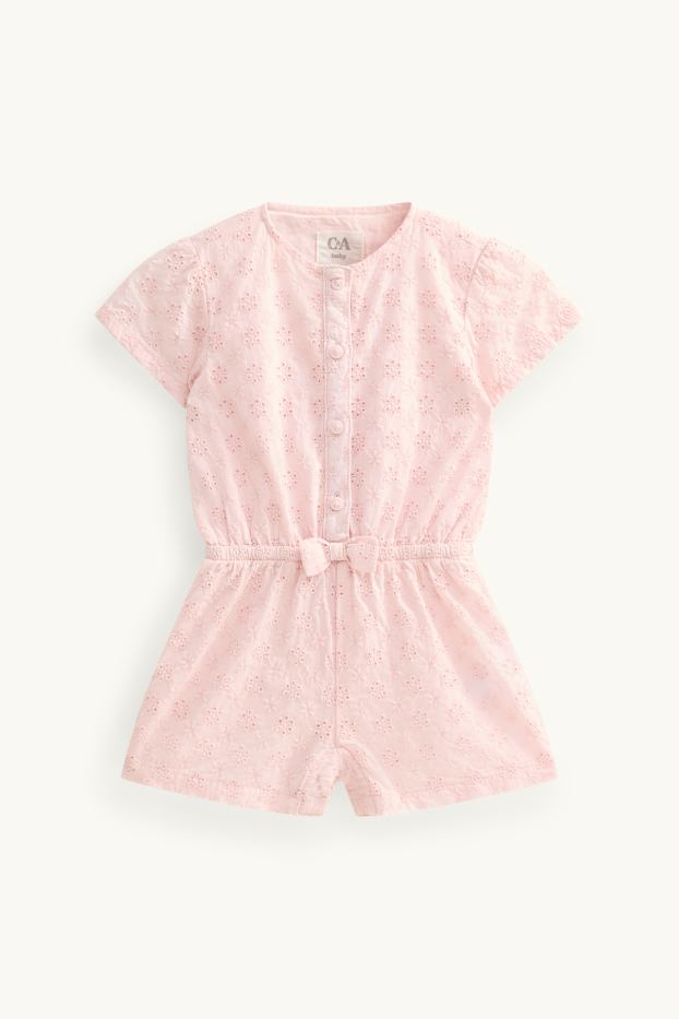 Miminka - dívky - Květiny - overal pro miminka - růžová