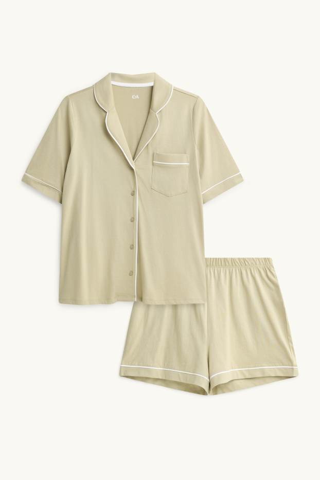 Dames - Shortama - lichtgroen