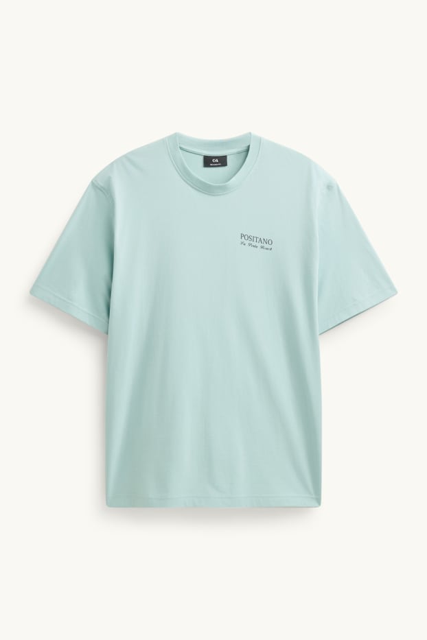 Herren - T-Shirt - Relaxed Fit - hellblau