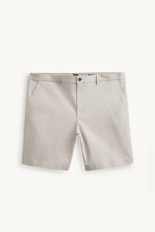 Bărbați - Pantaloni scurți - crem