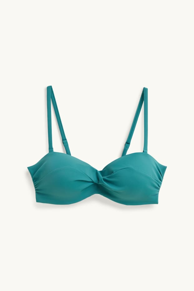 Donna - Reggiseno bikini - balconcino - imbottito - LYCRA® XTRA LIFE™ - verde