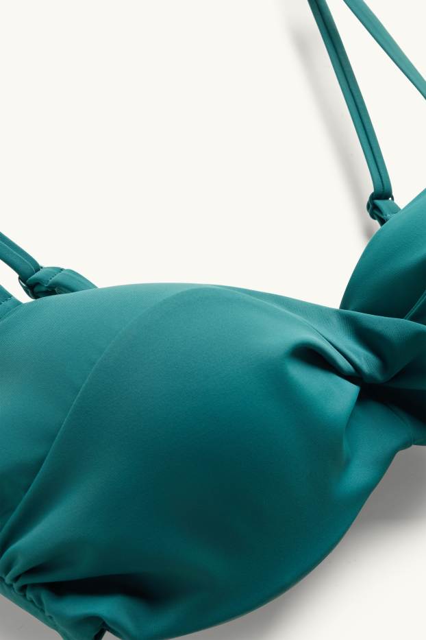 Donna - Reggiseno bikini - balconcino - imbottito - LYCRA® XTRA LIFE™ - verde