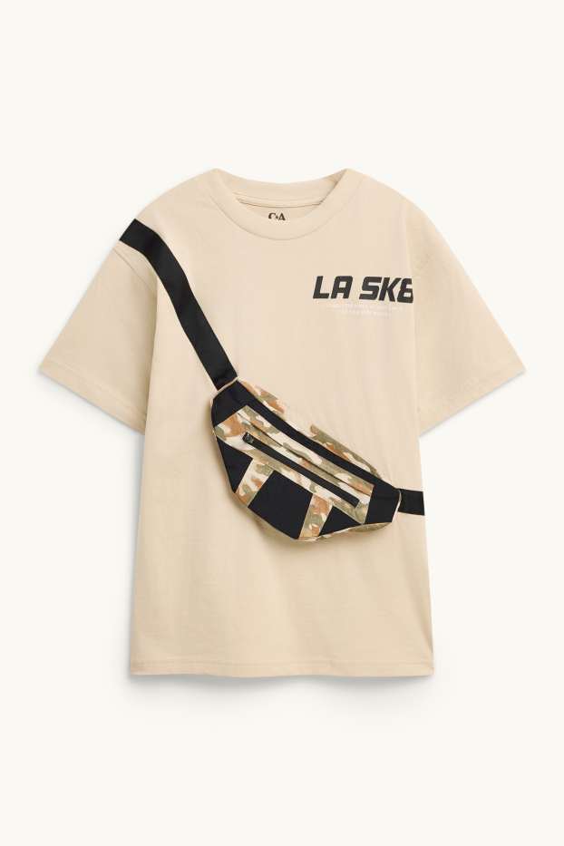 Bambini - Skater - t-shirt - beige